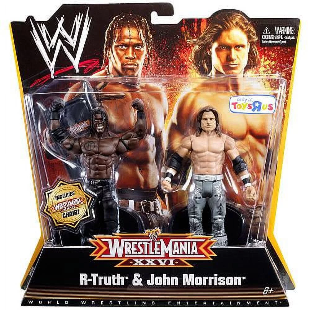 WWE Wrestling WrestleMania 26 R-Truth & John Morrison Action Figure 2-Pack - Curated Treasures Market