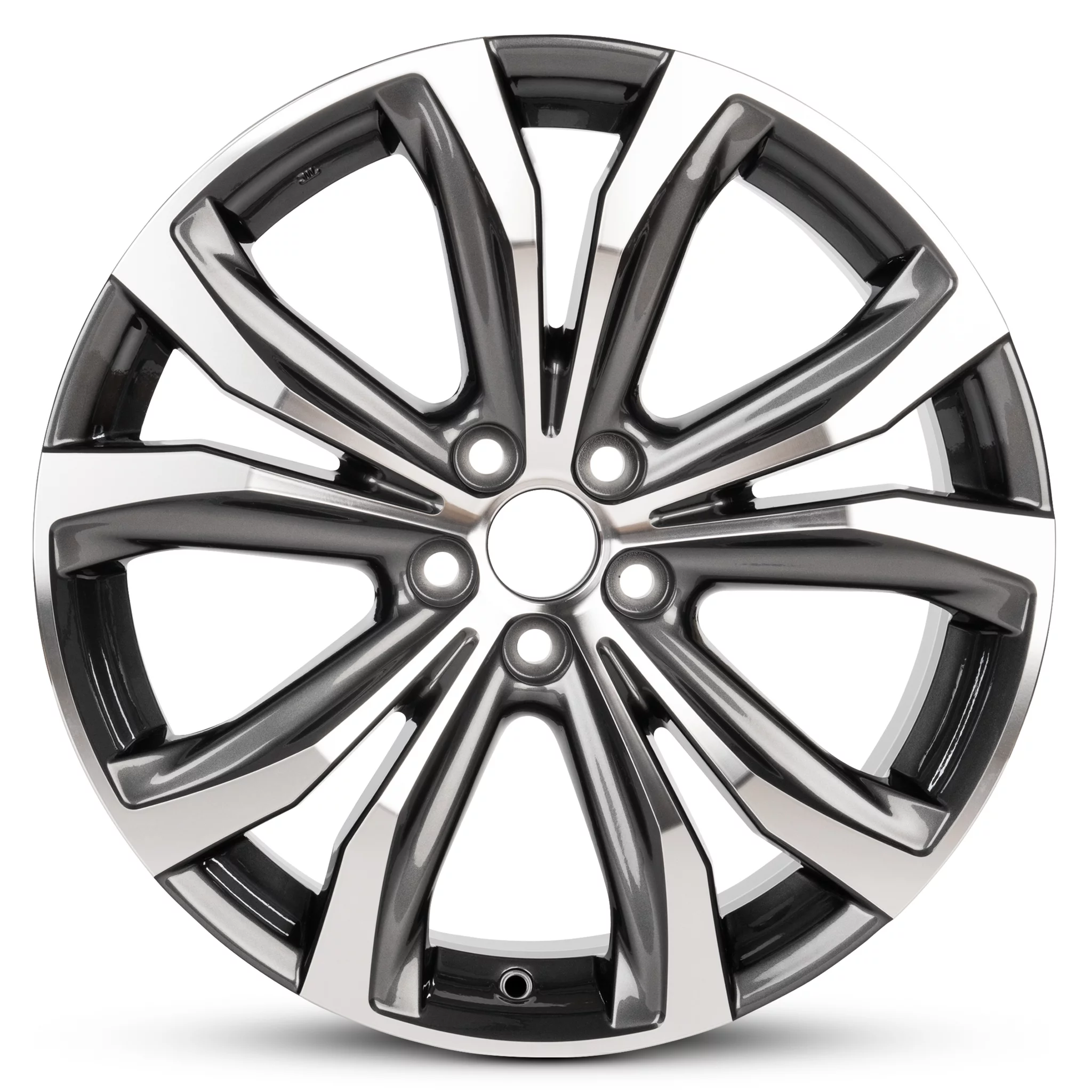 For 2016-2022 Lexus RX350 20 Inch Machined Face with Painted Inlay Charcoal Rim - OE Direct Replacement - Road Ready Car Wheel