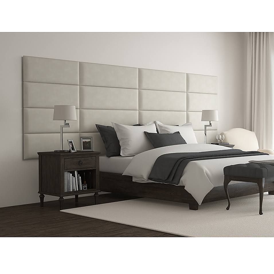 Microsuede Wall Paneling in Neutral Sand Vant Panels