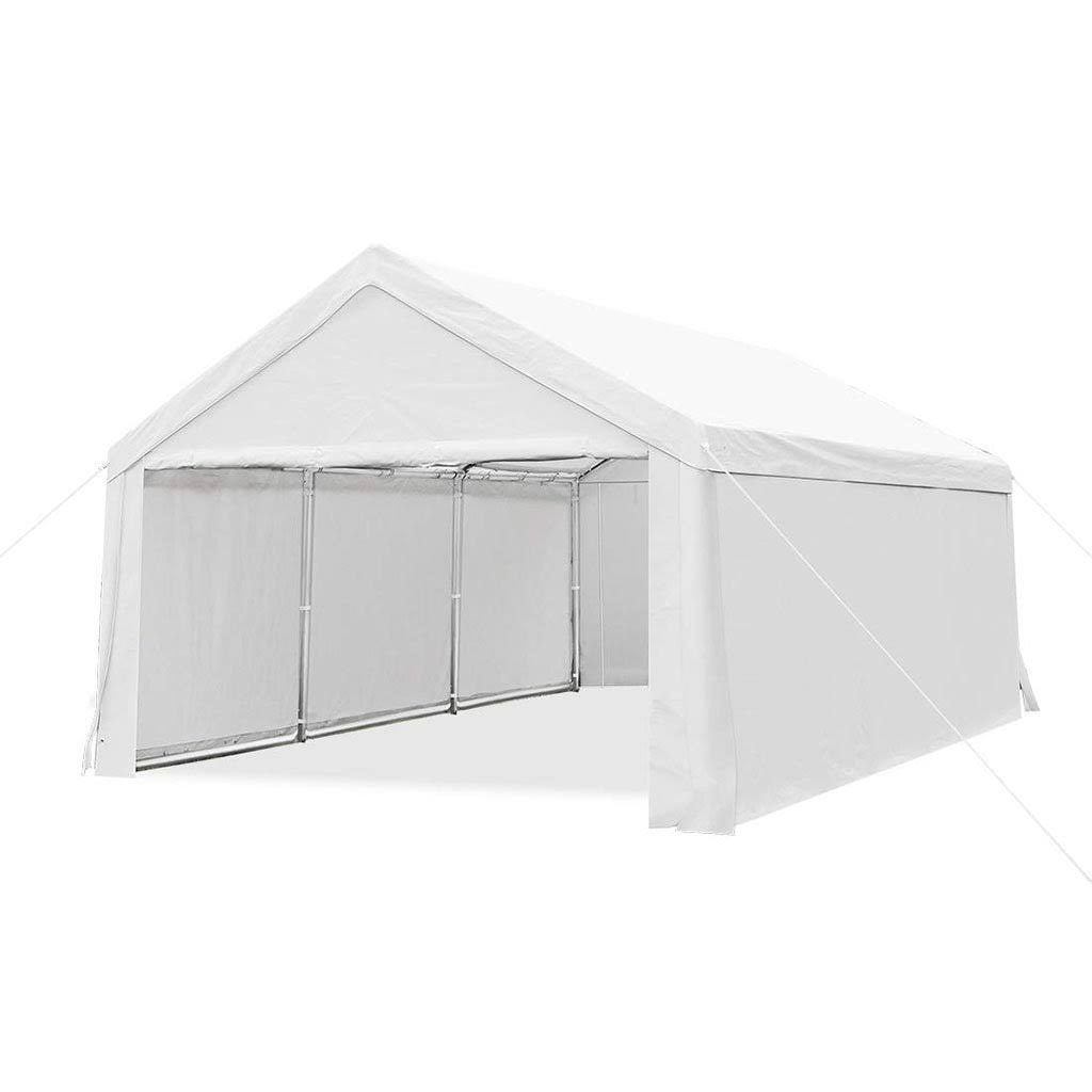 Quictent 20& x 13& Heavy Duty Car Shelter -white