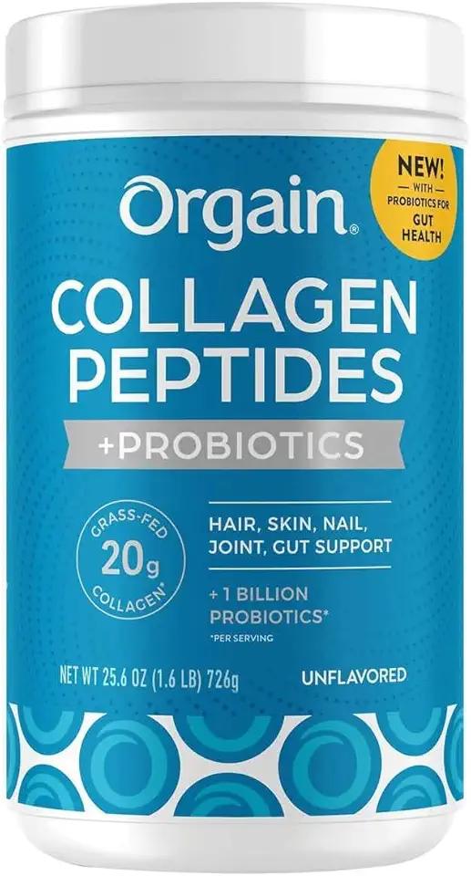 Orgain Collagen +Superfoods with 20 Grams of Grass-Fed Collagen and Vitamin C, Unflavored, 25.6 oz - Kansas Nuitrition - HNZSDS