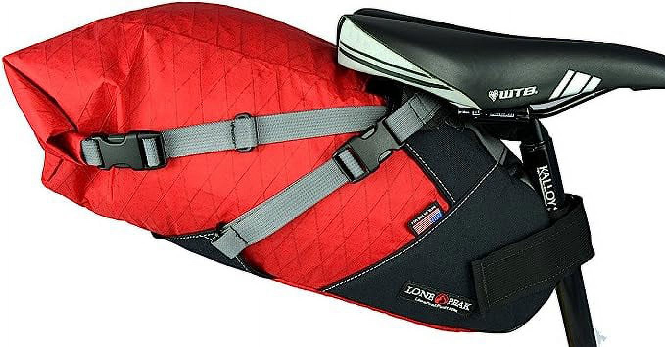 Lone Peak Expediton 3-Roll Bicycle Seat Pack Red