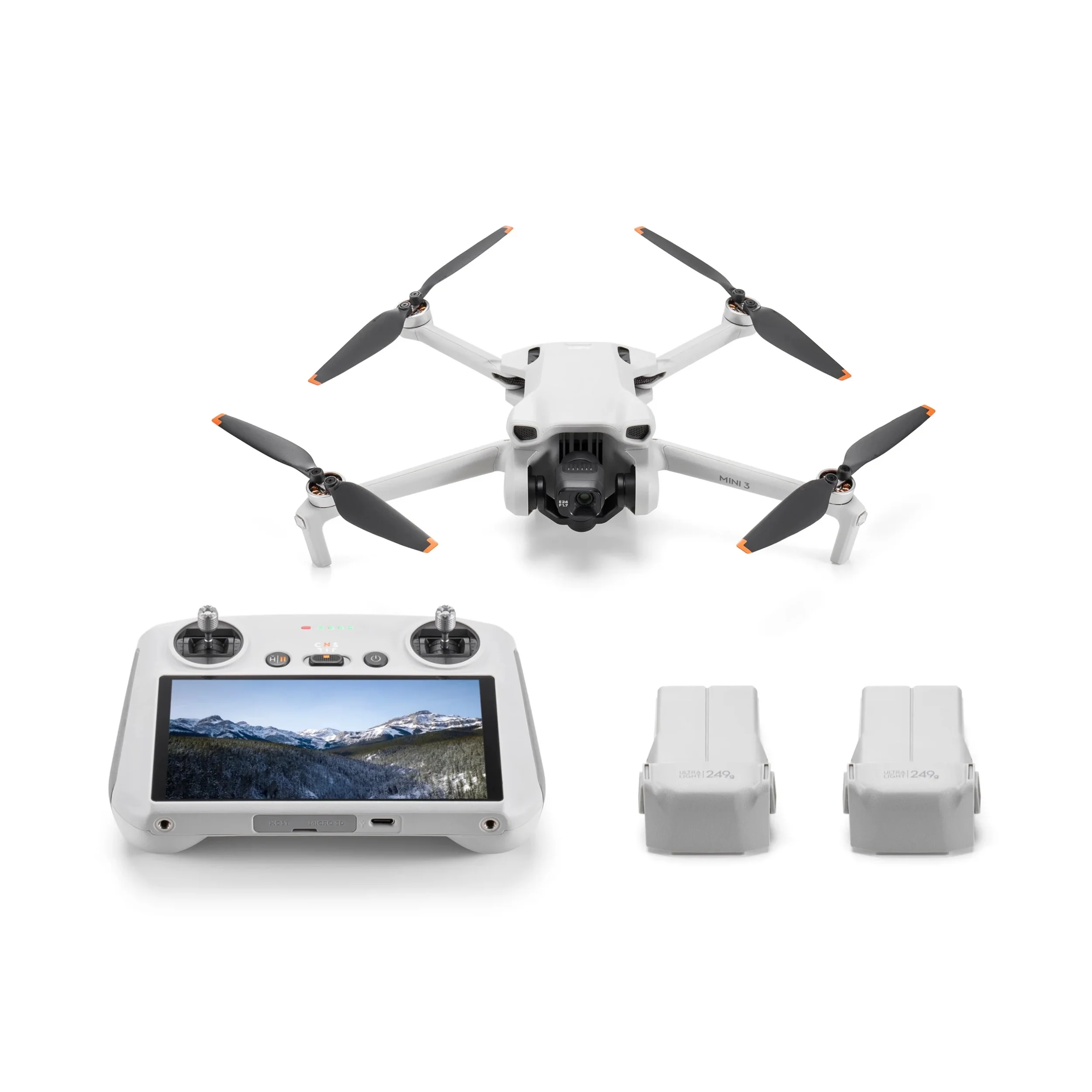 DJI Mini 3 Fly More Combo - DJI RC (Remote Controller With Screen) - Radiant Selections
