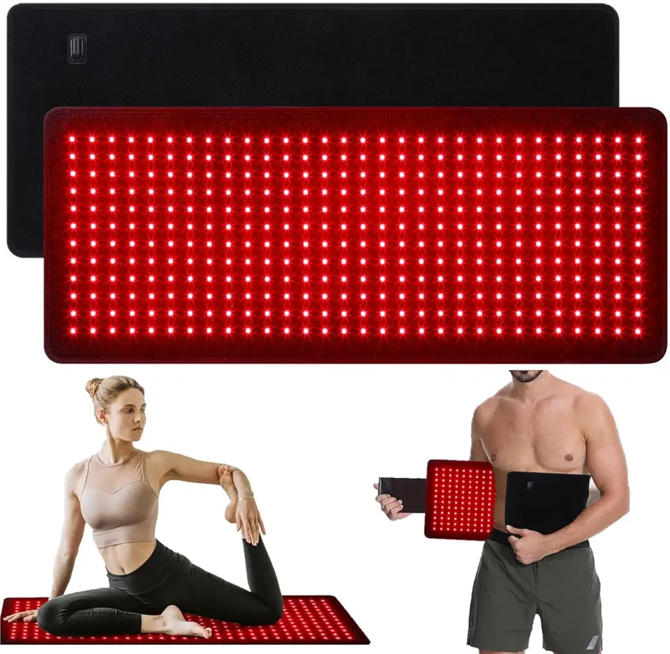 Red Light Therapy for Body, Infrared Light Therapy Pad for Body Pain, NIR Deep Therapy for Back, Shoulder, Knee, Hands and Feet Pain Relief
