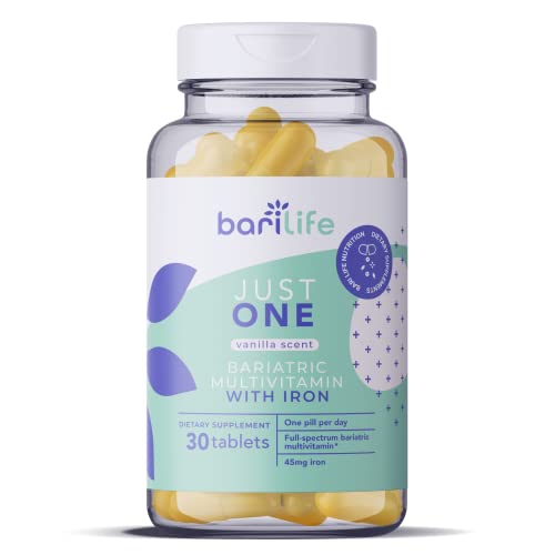 Just One - Once Daily Bariatric Multivitamin with Iron (30) - Kansas Nuitrition - HNZSDS