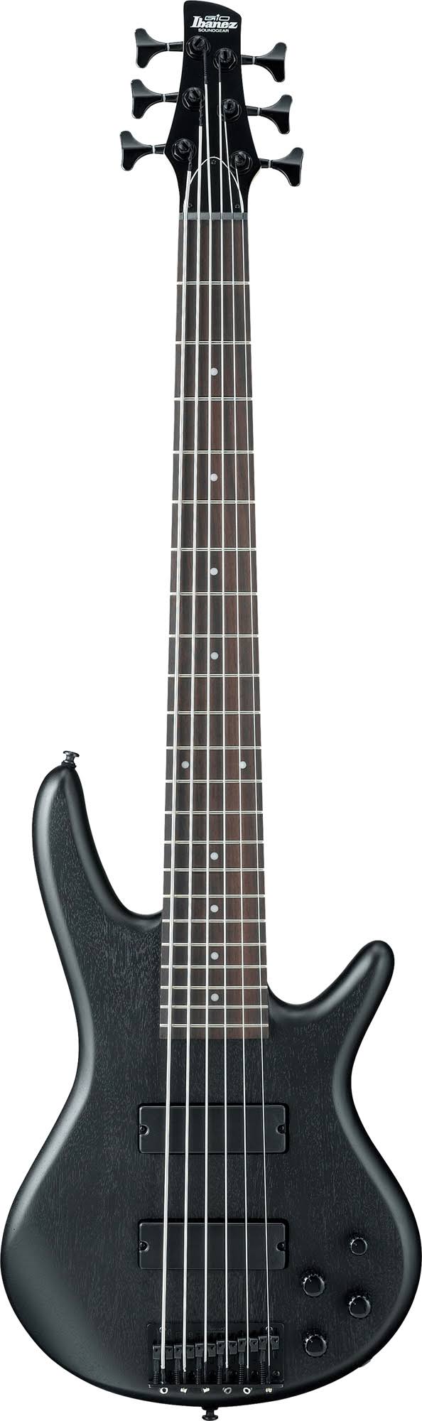 Ibanez GSR206B 6-String Electric Bass Guitar Black - Megean