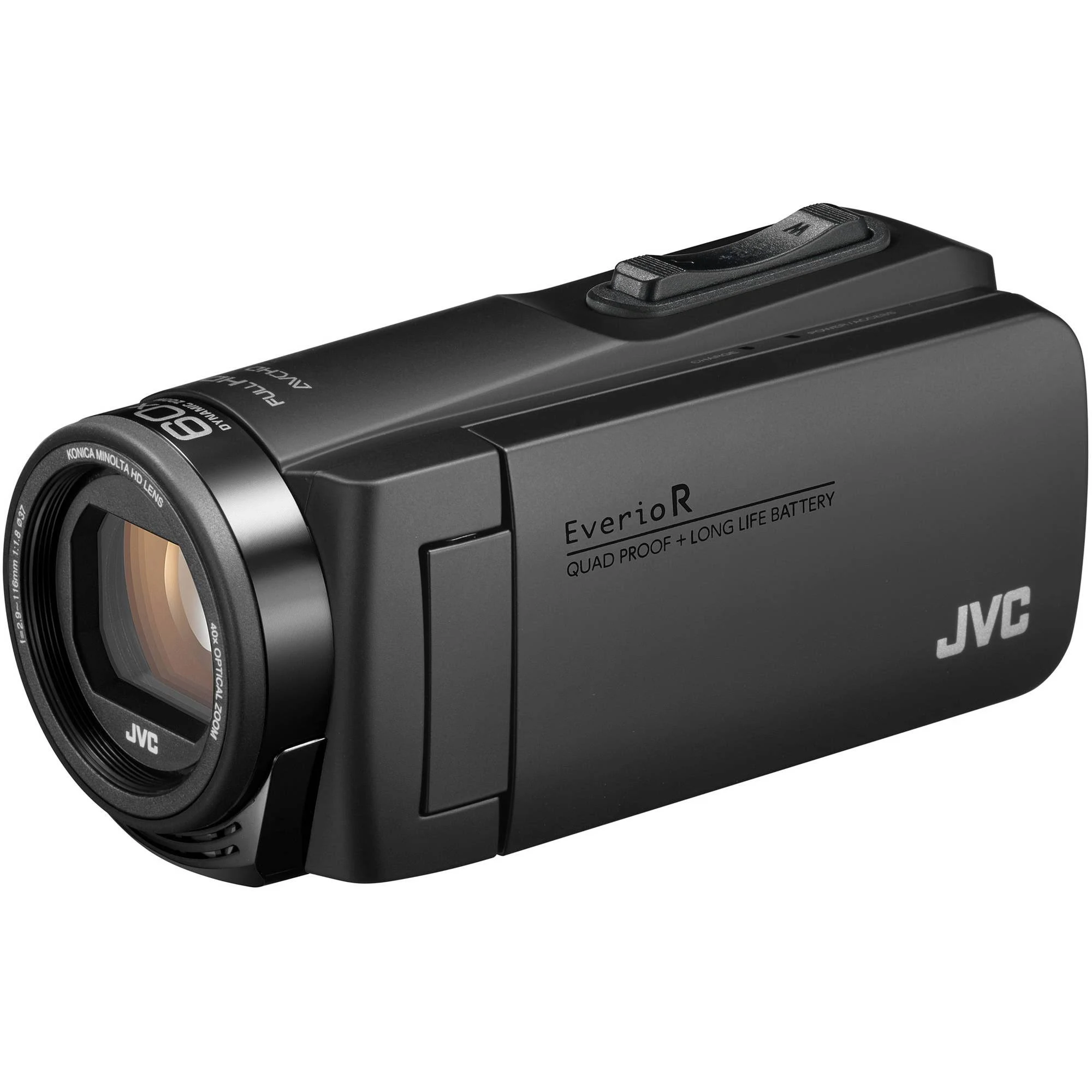 JVC Everio GZ-R460BUS Quad Proof HD Camcorder with 40X Optical Zoom (Black)