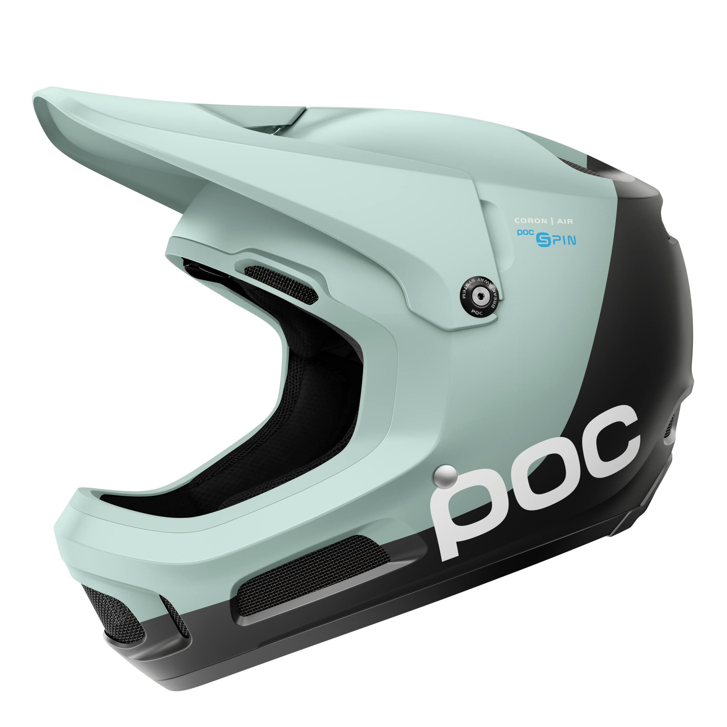 POC Coron Air Spin Helmet Apophyllite Green/Uranium Black, M/L