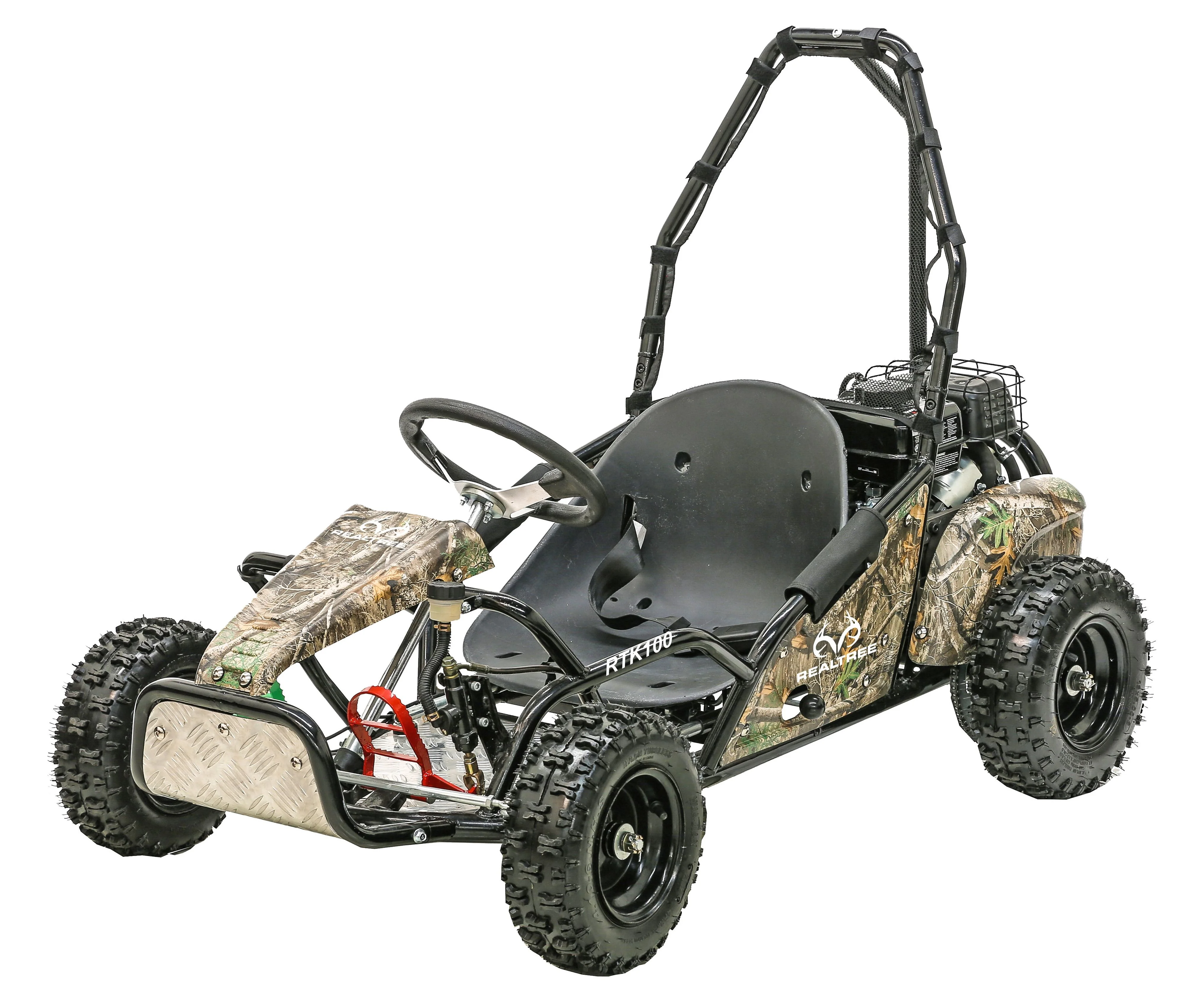 Realtree RTK100 Gas Powered 98cc Camo Power Ride-On Go Kart - Radiant Selections