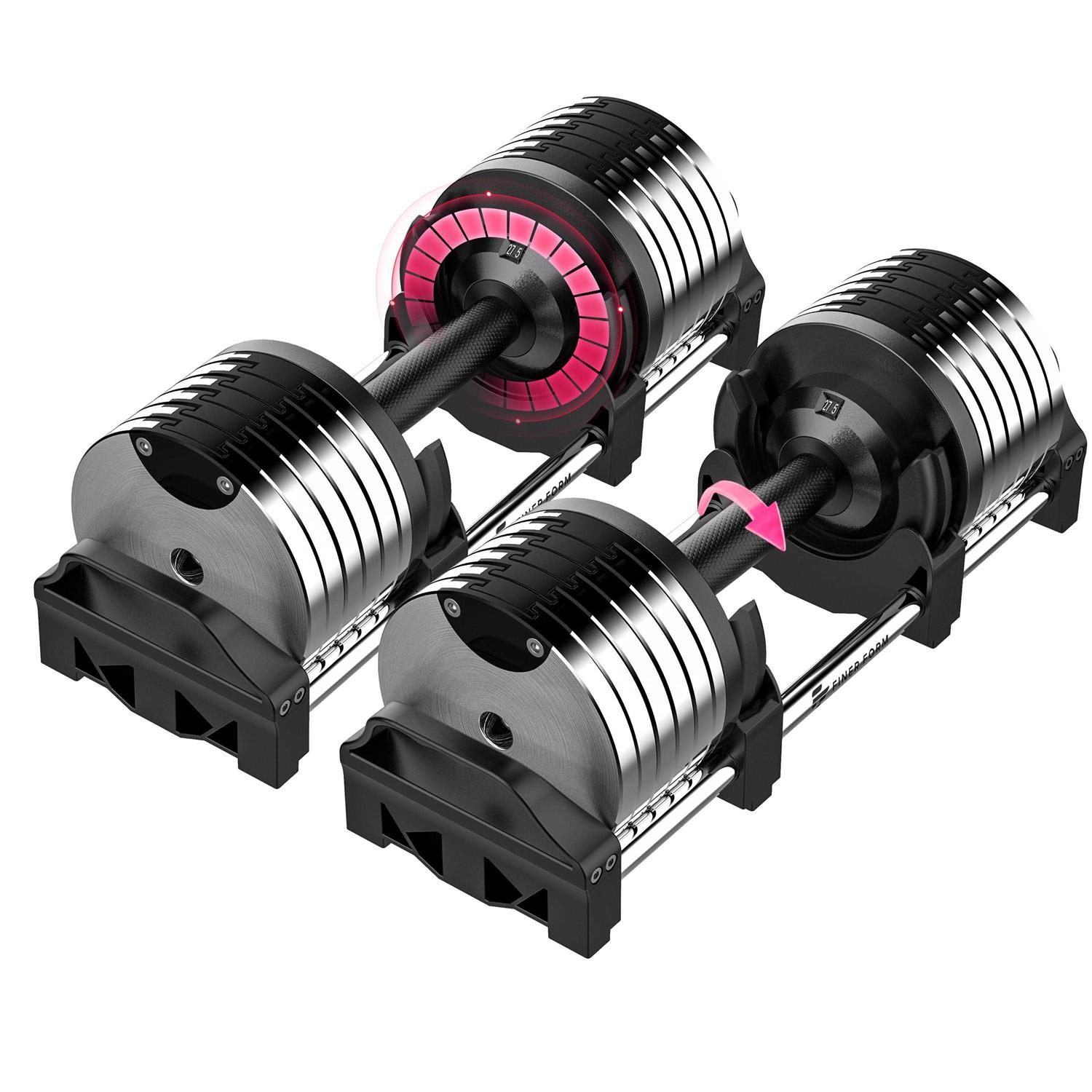 Finer Form Adjustable Dumbbells 5-32.5 LBs - Sports Supplies Online Store