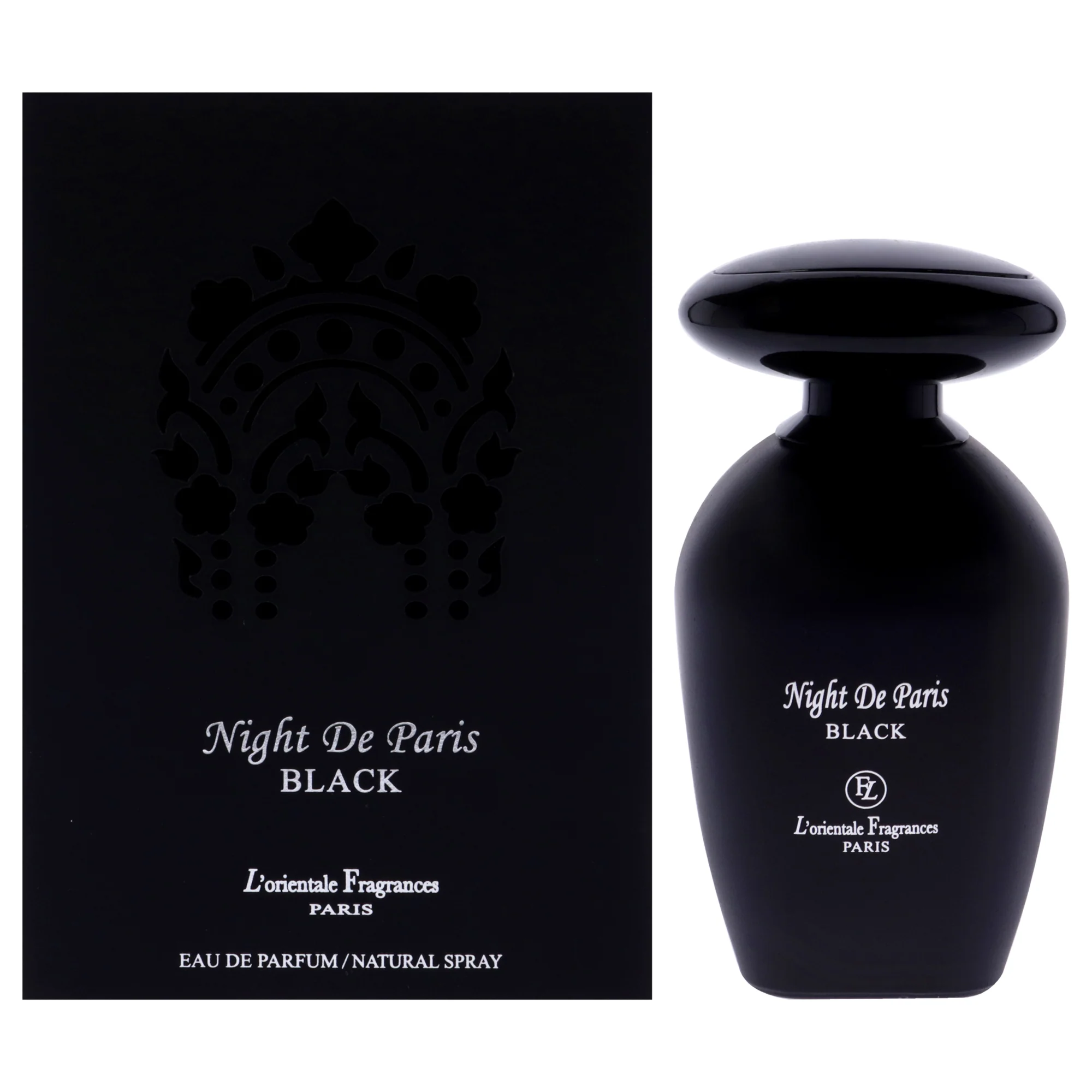 LOrientale Fragrances Night De Paris Black by LOrientale Fragrances for Unisex - 3.3 oz EDP Spray