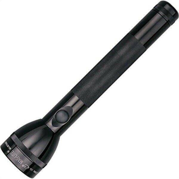 Maglite - S3C016 Heavy-Duty Incandescent 3-Cell C Flashlight, Black