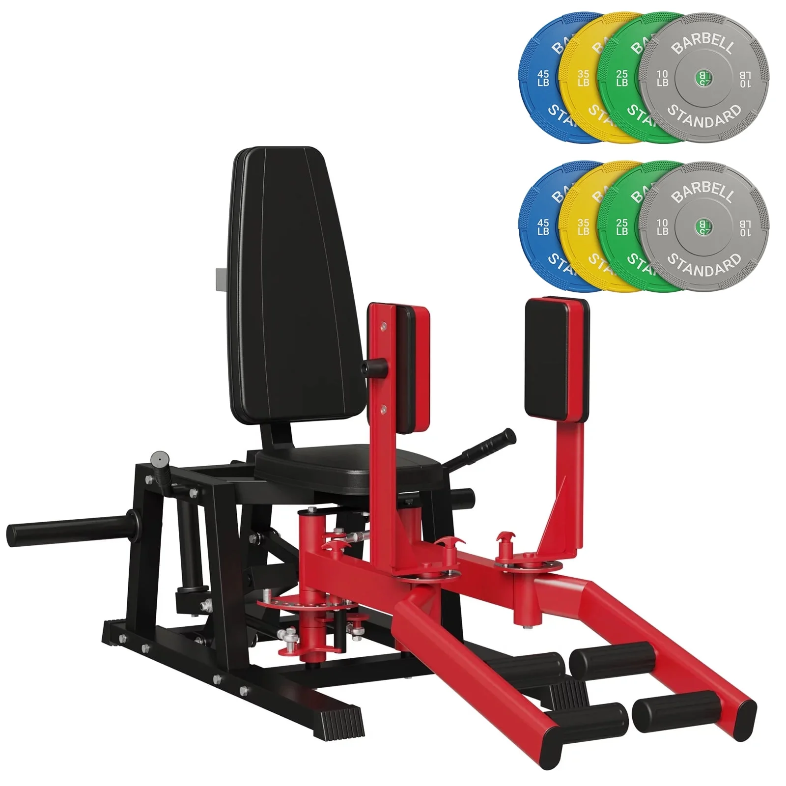 Syedee Hip Abductor Machine, Plate-Loaded Inner and Outer Thigh Machine, Thigh Master Hip Trainer