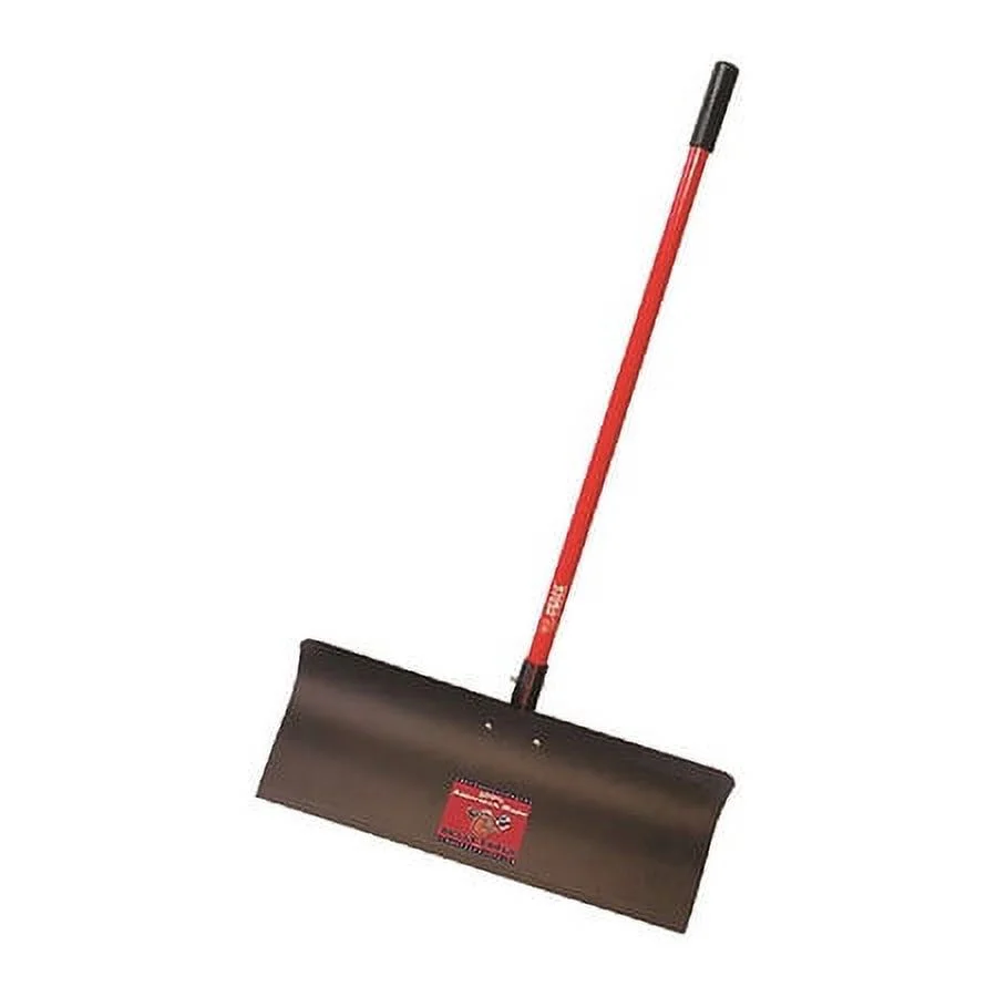 Bully Tools 92818 Steel Snow Pusher with Fiberglass Long Handle, 30" - Curated Treasures Market