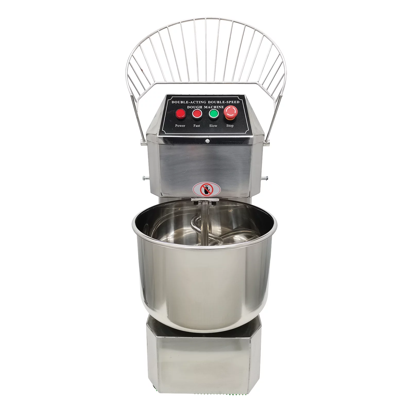 Techtongda 20 QT Dough Food Mixer Dough Kneading Machine Electric Flour Mixer Dough Maker Double Action Double Speed