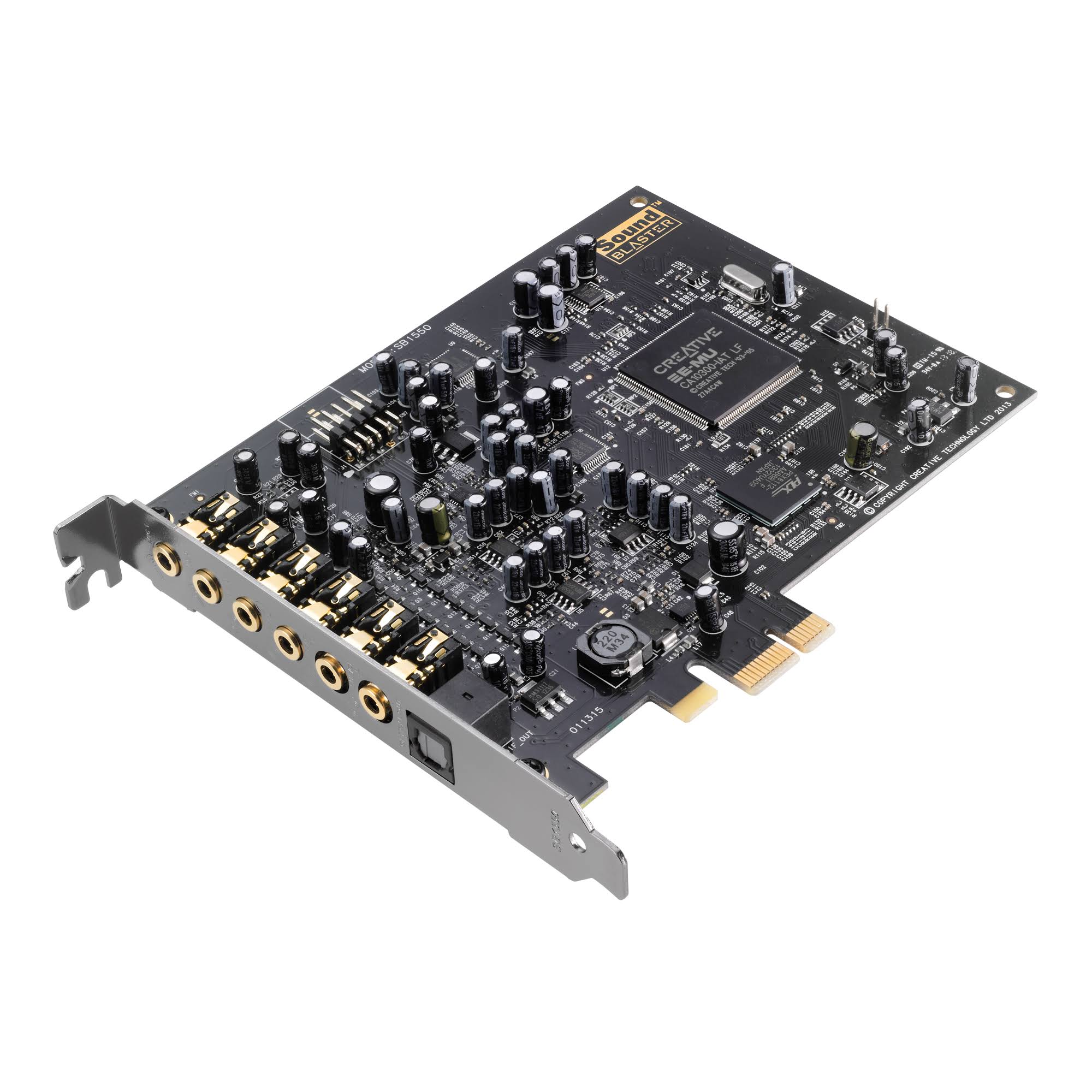 Creative Sound Blaster Audigy RX PCIe Sound Card with Creative Software - 7.1 Channel
