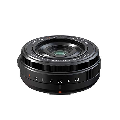 FUJIFILM X Replacement Lens FUJINON Monofocal Pancake 27mm F2.8 Dustproof Splashproof Low Temperature Resistant Aperture Ring F XF27MMF2.8 R WR