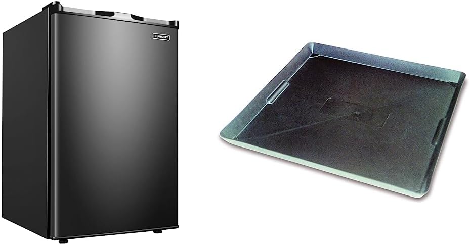Euhomy Upright freezer, 3.0 Cubic Feet, Single Door Compact Mini Freezer with Reversible Door