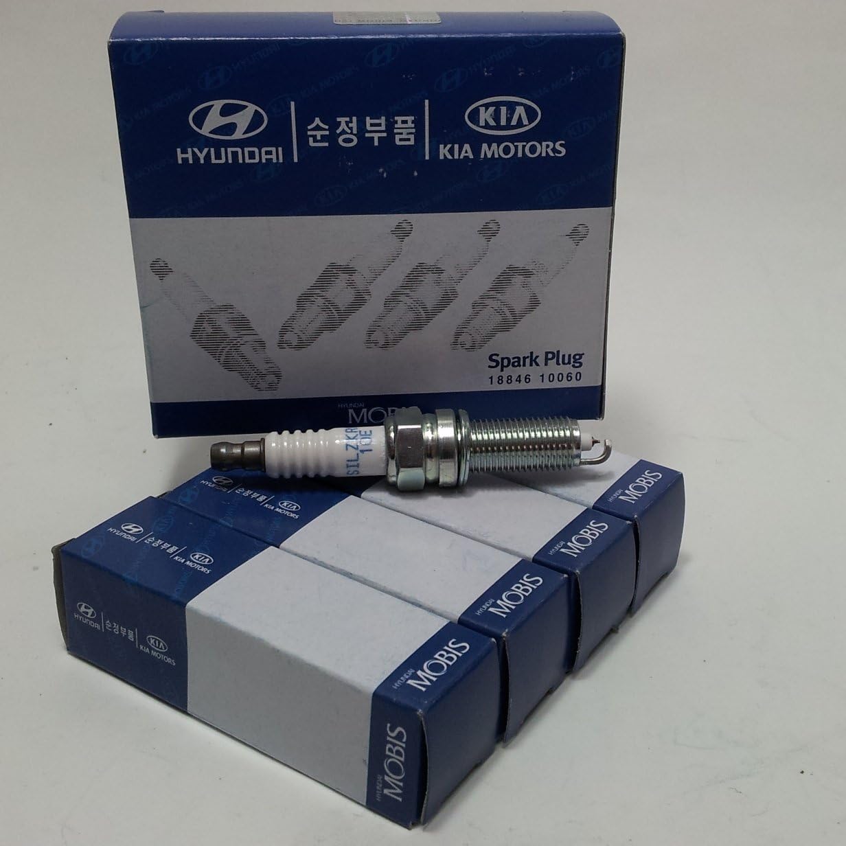 Genuine Hyundai Spark Plug Set(4pcs) 1884610060 Pack of 2