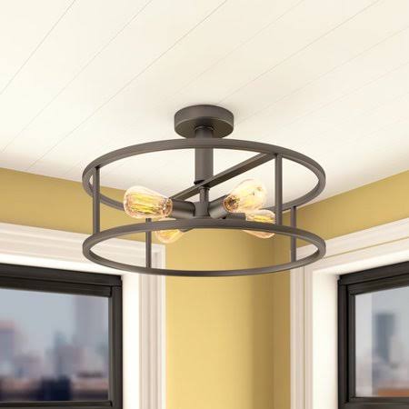 Brayden Studio Sargeant 4-Light Semi Flush Mount