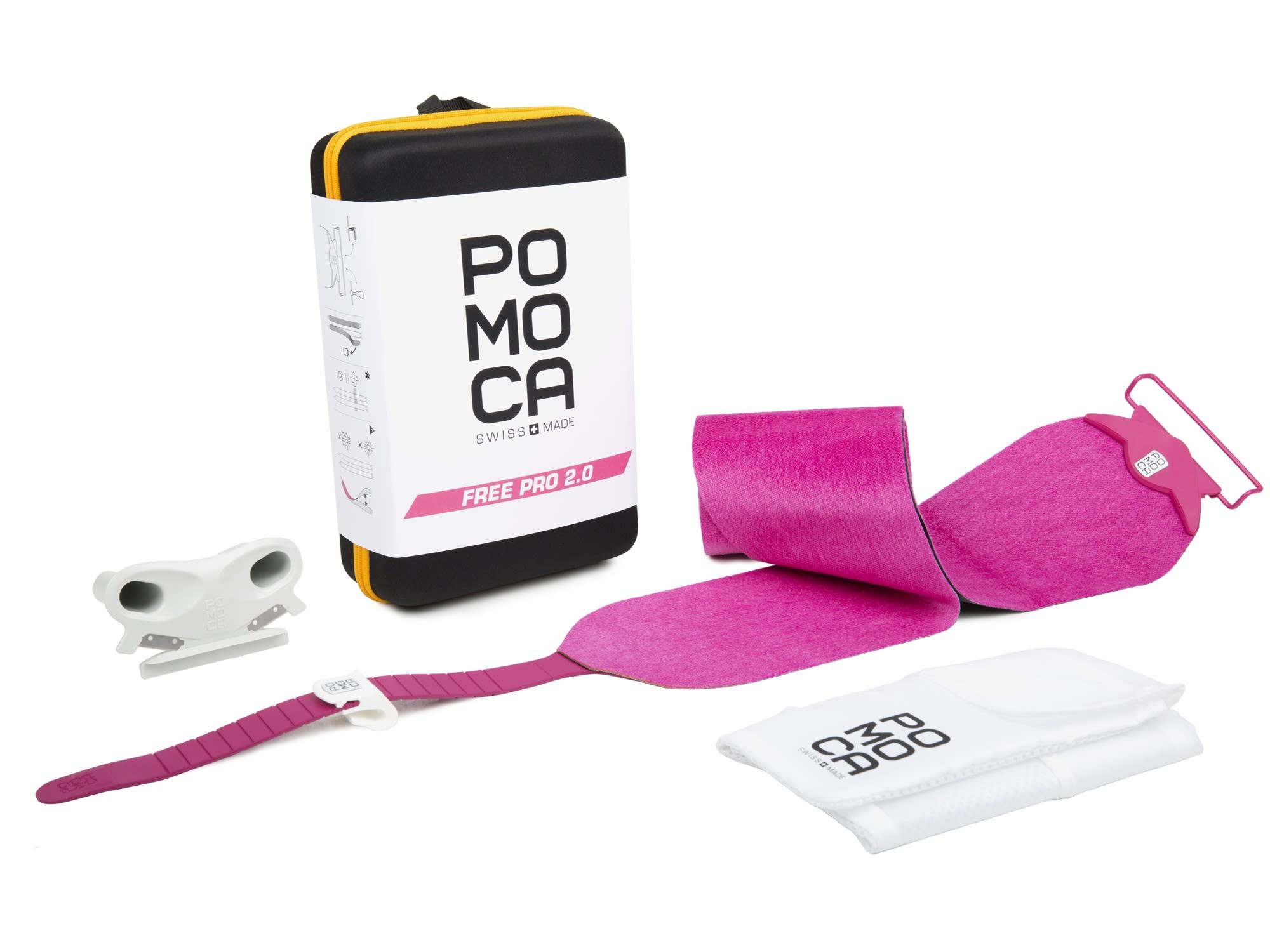 Pomoca Free Pro 2.0 123mm pink, Ski Skins u0026 Accessory (Size XL - Color Pink)