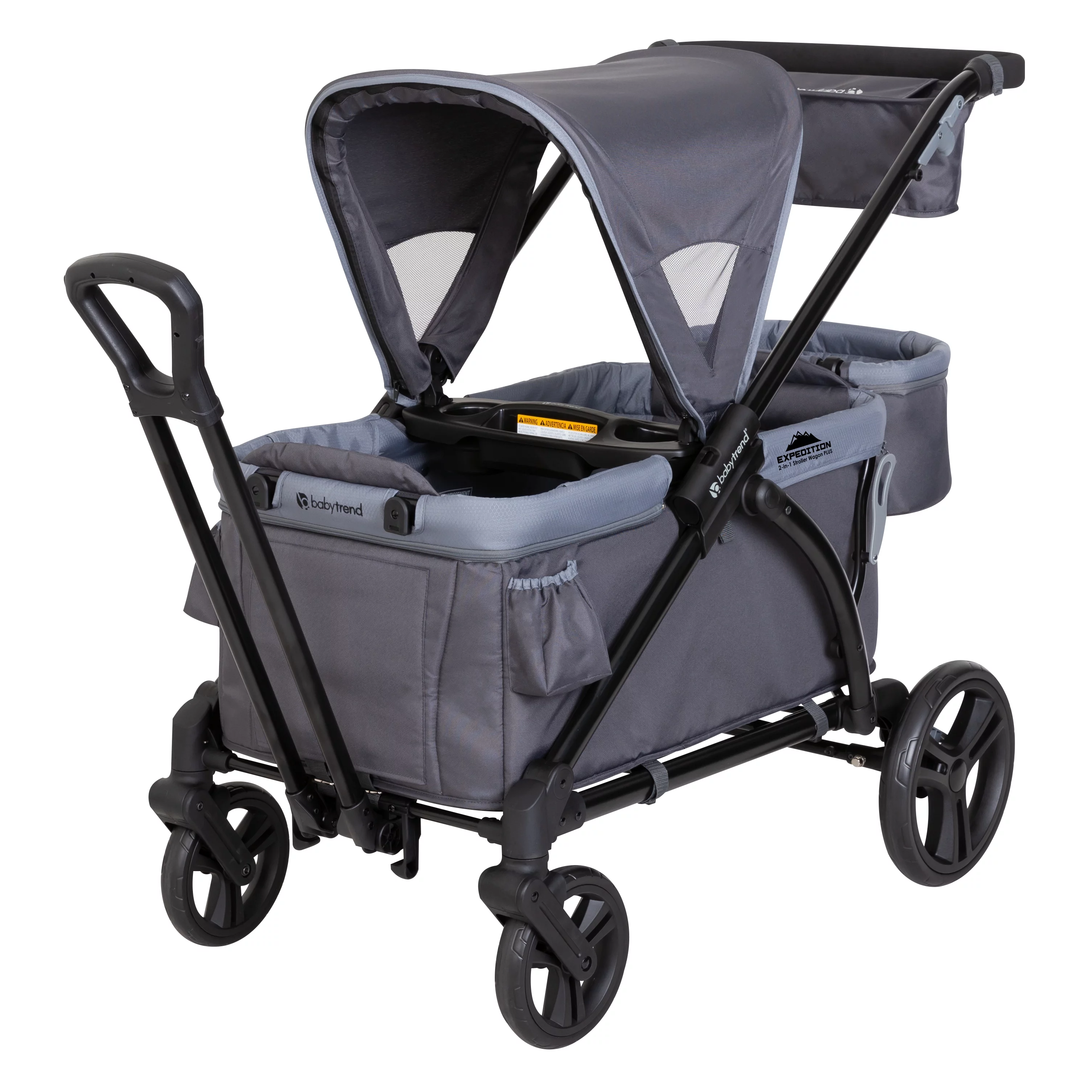 Baby Trend Expedition Wagon Stroller, Solid Print Gray - Radiant Selections