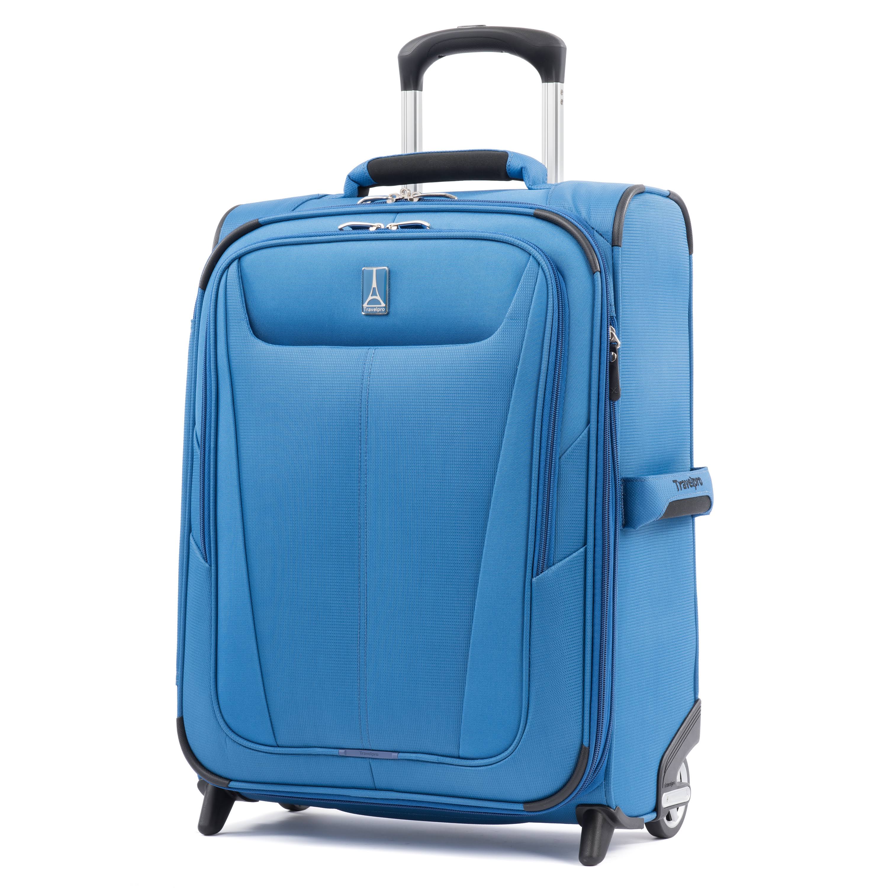 TravelPro Maxlite 5 International Expandable Carry-On Rollaboard, Azure Blue