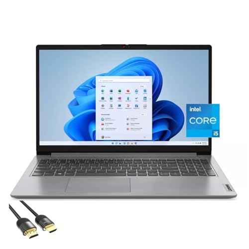 Lenovo IdeaPad 15.6" FHD Slim and Light Laptop, 12th Gen Intel 10-Core i5-1235U, 16GB RAM, 1TB PCIe SSD, USB-C, HDMI, WiFi 6, KeyPad, Webcam