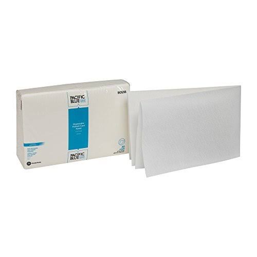 GP Pro Pacific Blue Select 80538 A400 Disposable Patient Care Hand Towel, 1/4 -F