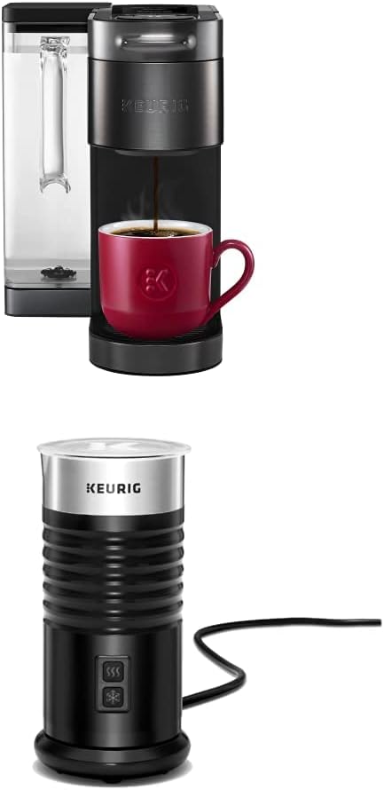 Keurig K-Supreme Plus SMART Single Serve Coffee Maker Milk Frother for Hot and Cold Milk Foam