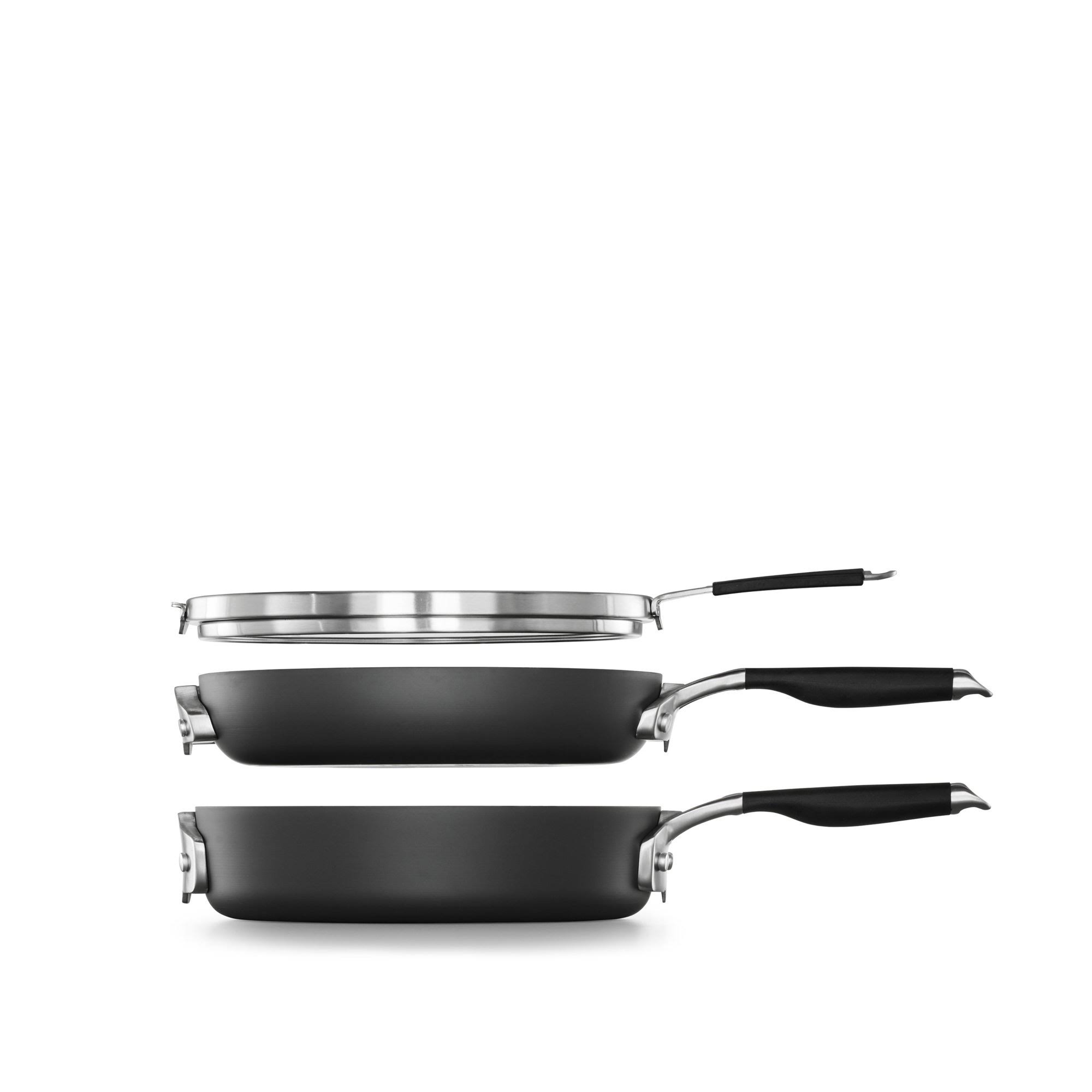 Calphalon Select Space Saving Hard Anodized 3 Piece Cookware Set