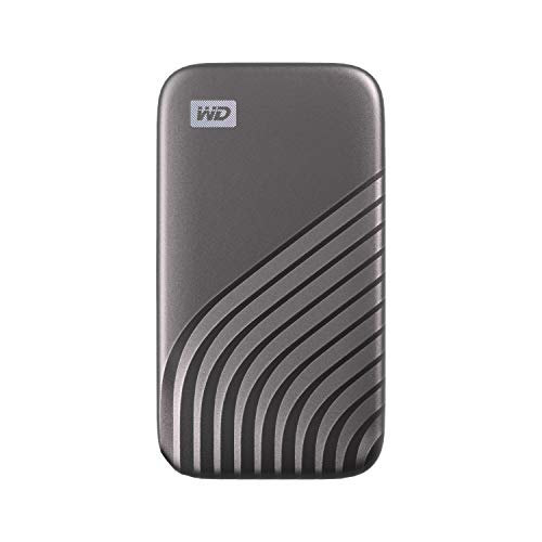 Western Digital 4TB My Passport SSD External Portable Solid State Drive, Grey, Up to 1,050 MB/s