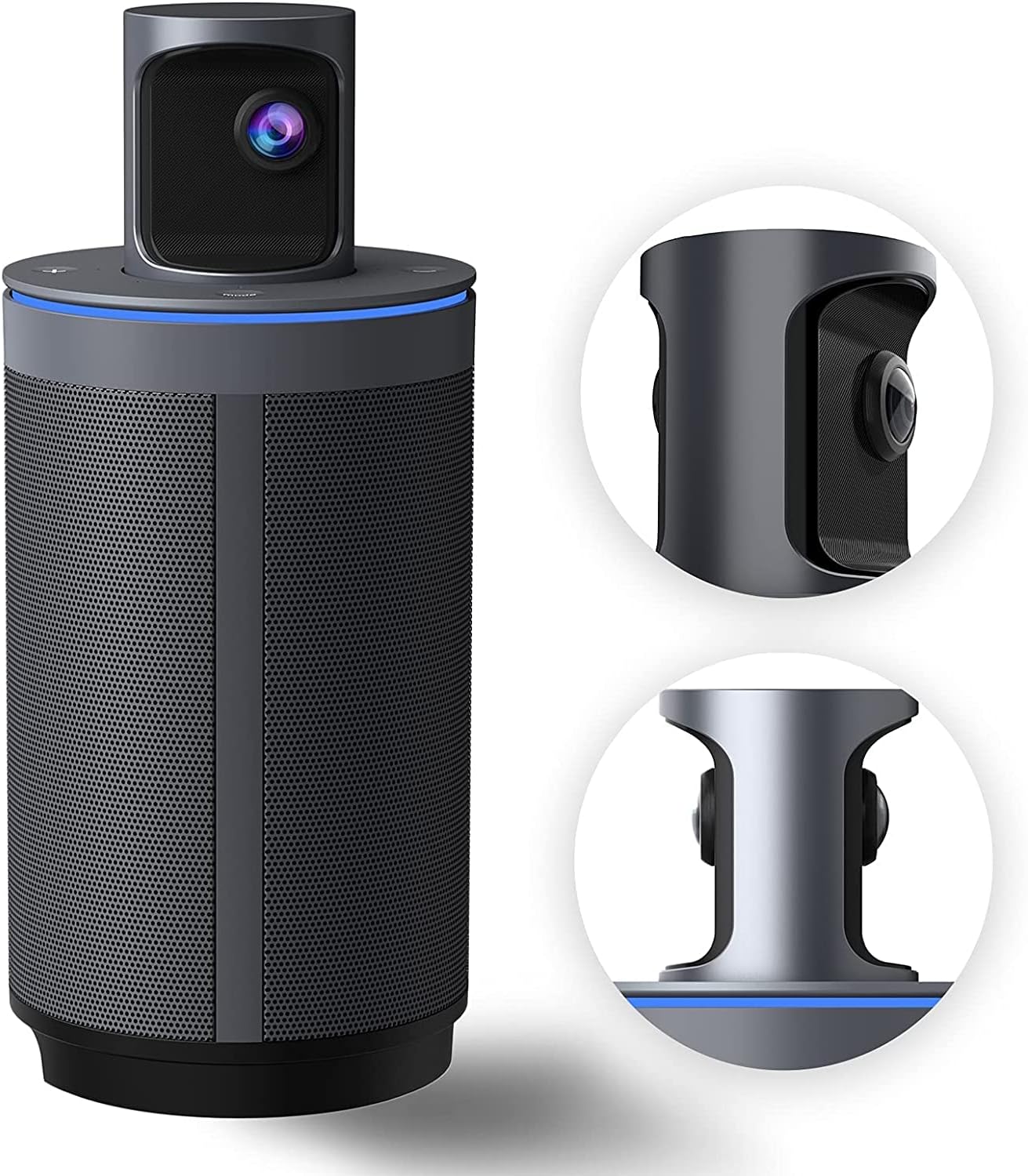NexiGo Meeting 360 (Gen 2), 8K Captured AI-Powered Framing & Speaker Tracking, 1080p HD 360-Degree Smart AIO Video Conference Camera