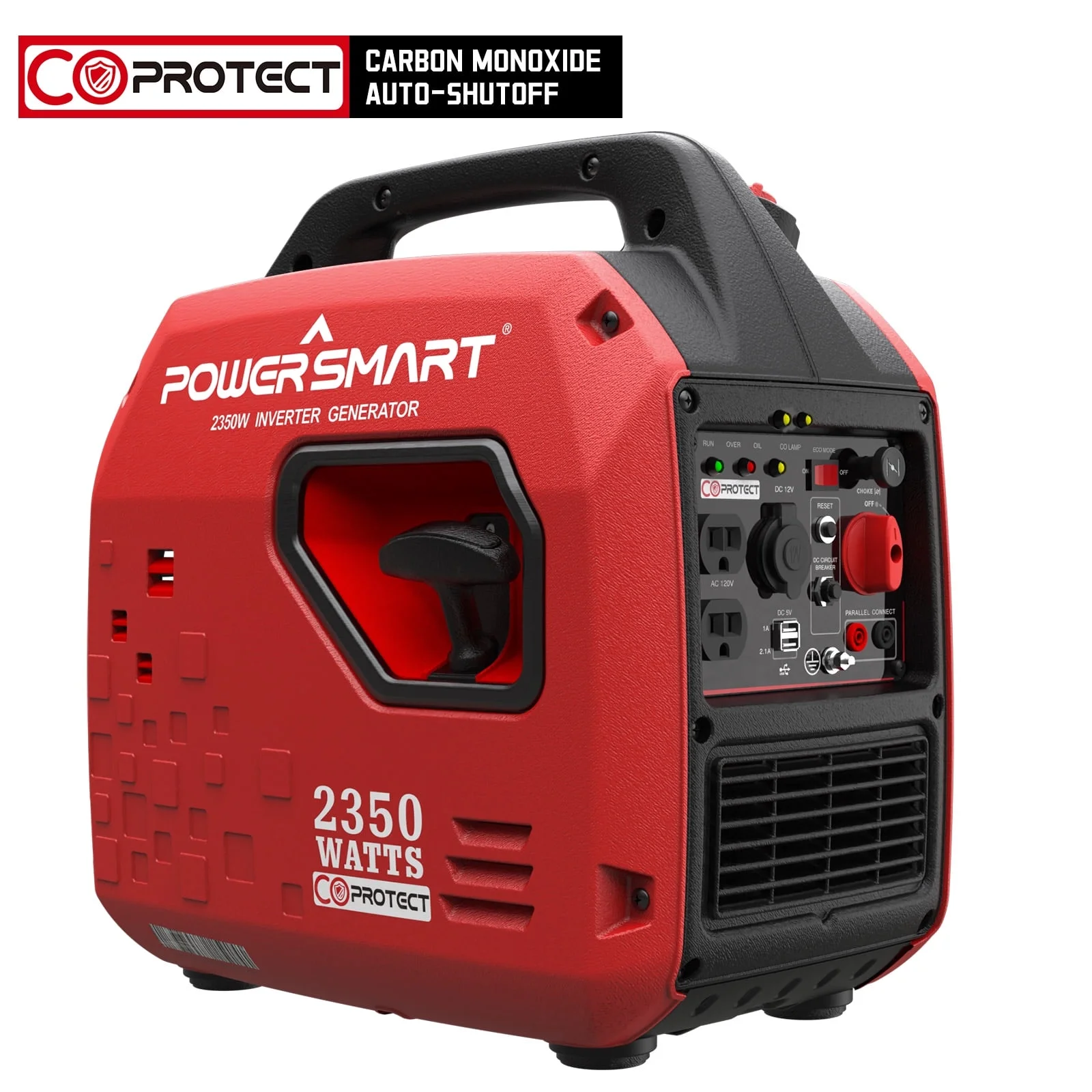 PowerSmart 2350-Watt Portable Gasoline Inverter Generator, Lightweight，generator for camping PS5025C - Radiant Selections