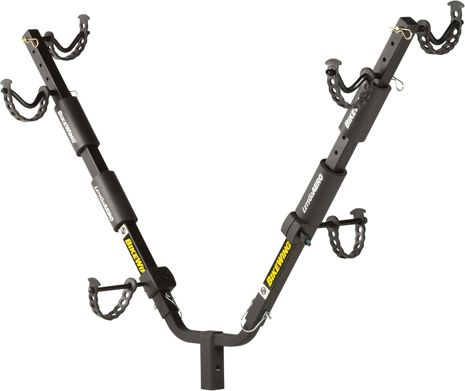 Let's Go Aero Bike Wing Double Bike Carrier for Utility and Cargo Trailers and Towing Vehicles