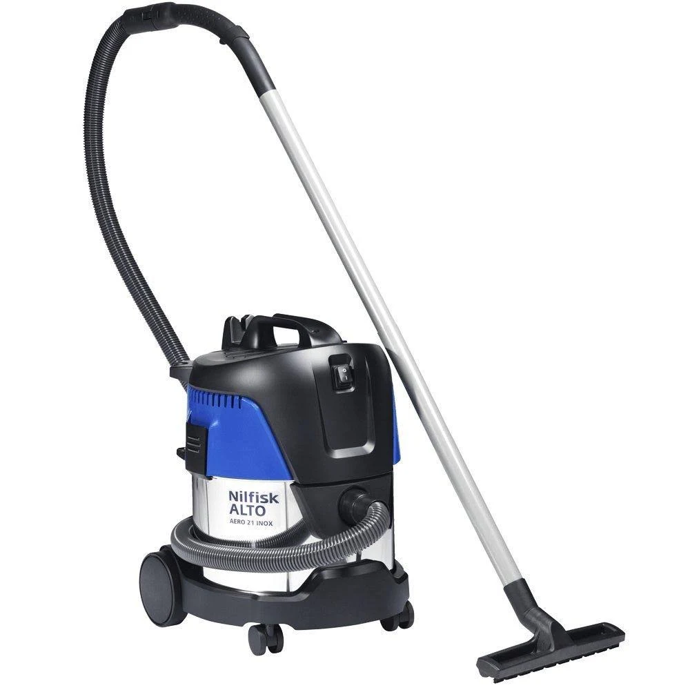 Nilfisk Aero 21-01 INOX 5-Gallon HEPA Wet-Dry Vacuum (900141)