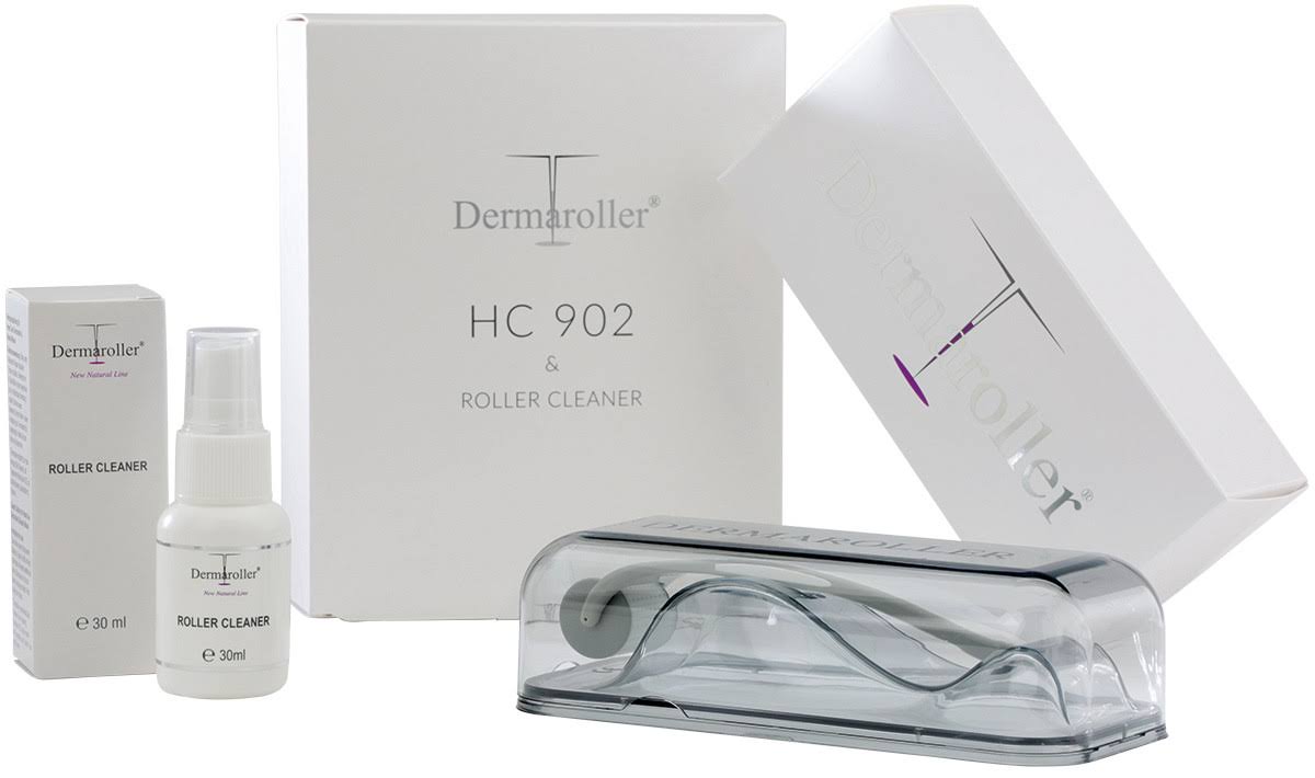Dermaroller - Home Care Dermaroller + Roller Cleaner - Skincare Set