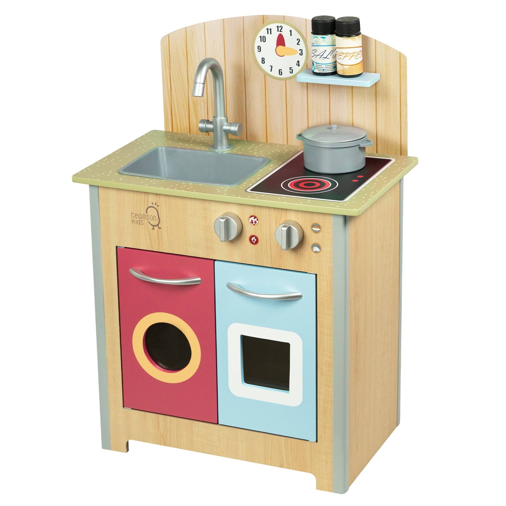 Teamson Kids - Little Chef Porto Classic Play Kitchen - Wood