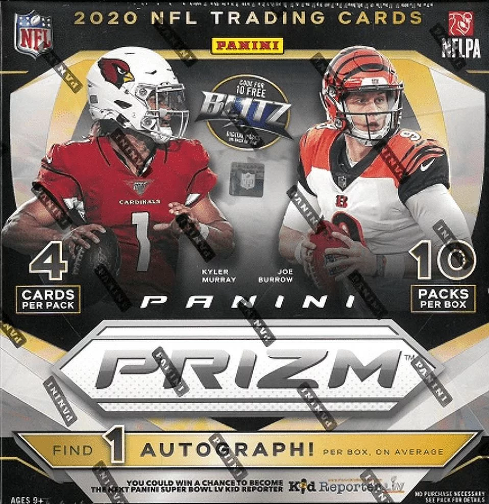 2020 Panini Prizm NFL Football Trading Cards Mega Box - Curated Treasures Market