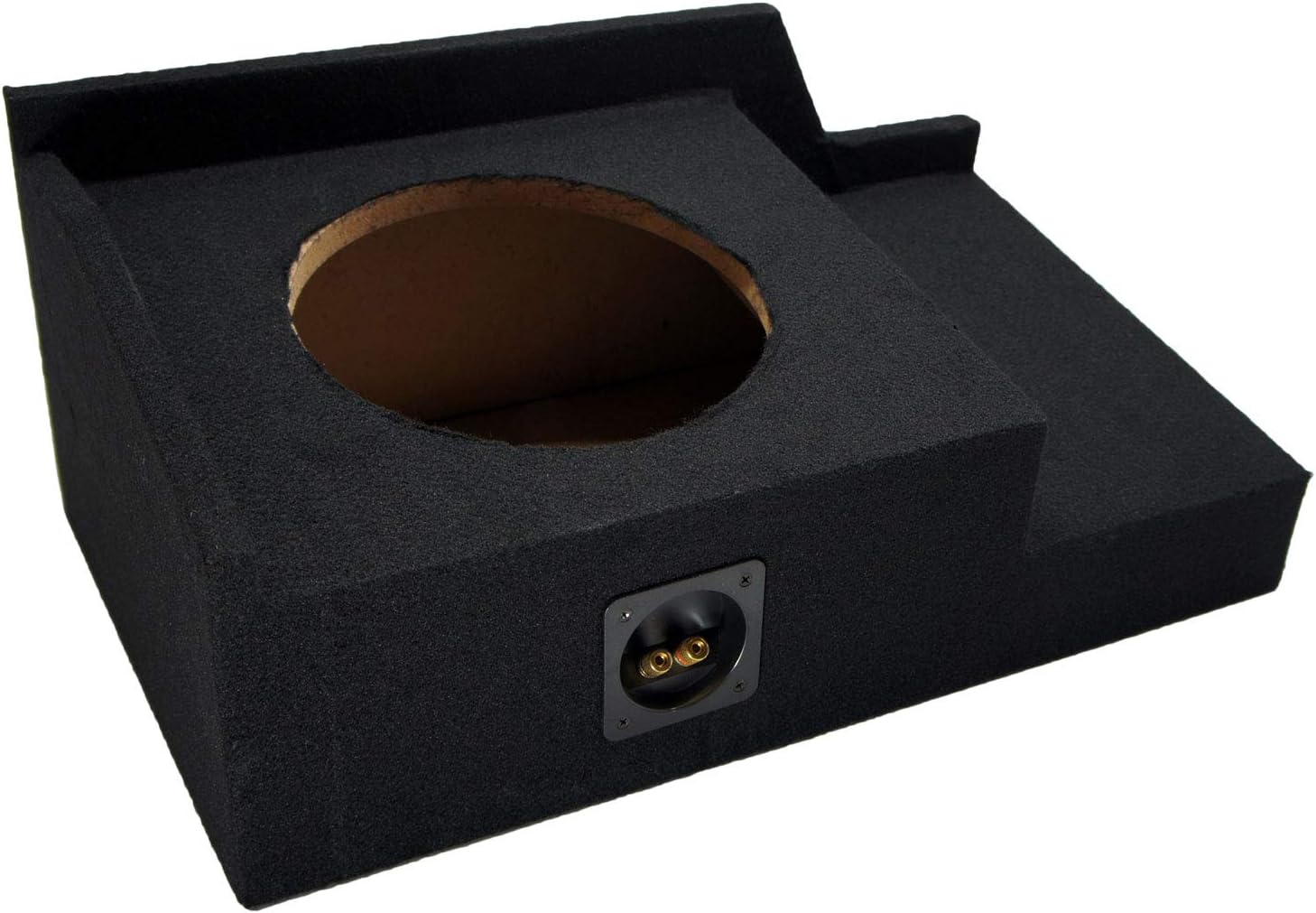 Compatible with Chevy Silverado or GMC Sierra Full Size Extended Cab Truck 1999-2006 Single 10 Subwoofer Sub Box Speaker Enclosure