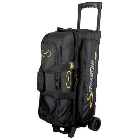 Storm Streamline 3 Ball Roller Black Bowling Bag | BowlersMart - Sports Supplies Online Store
