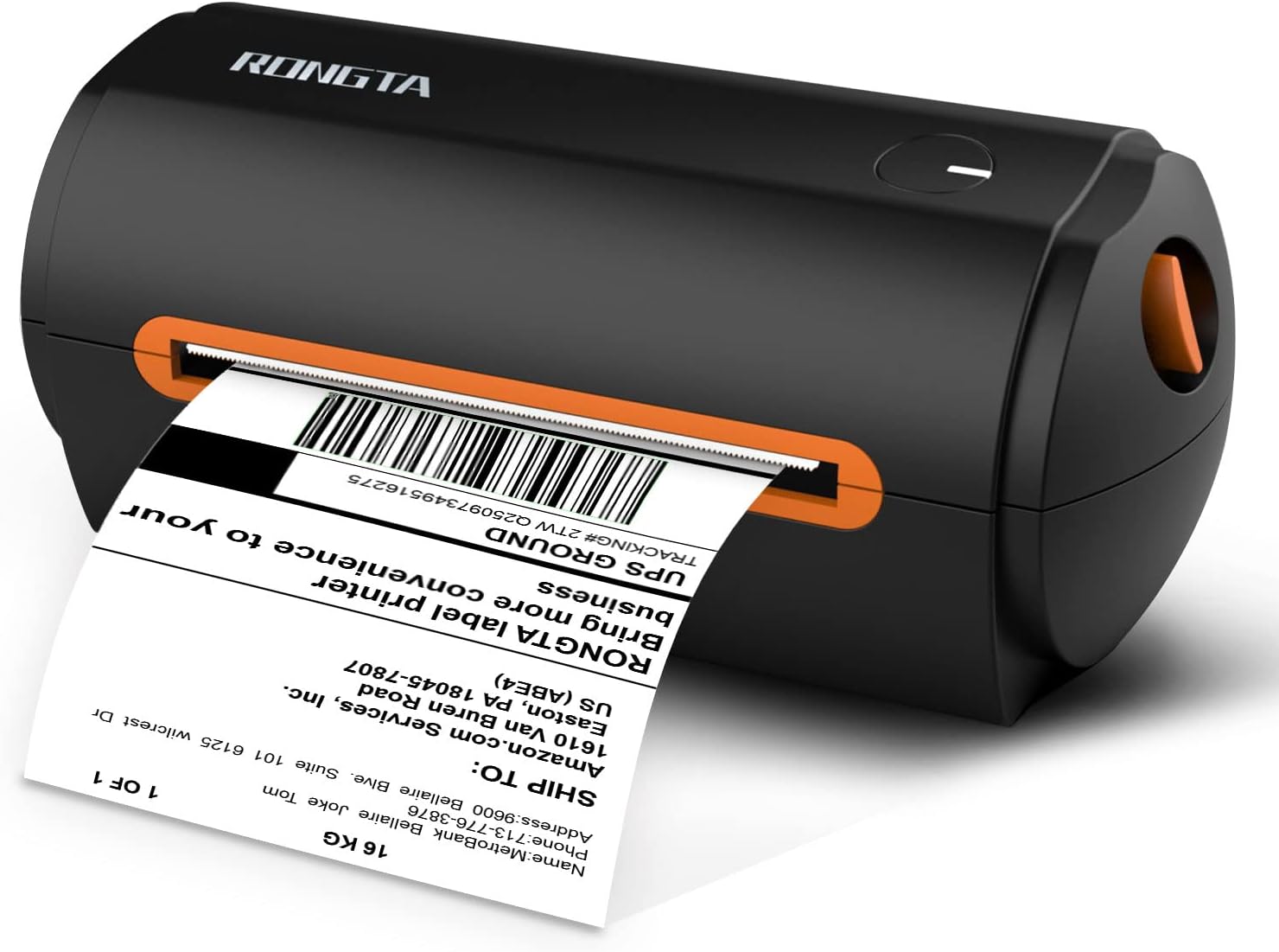 Rongta Shipping Label Printer, 4x6 Direct Thermal Label Printer for Shipping Packages, Commercial Label Maker for Home Business, Compatible with Etsy