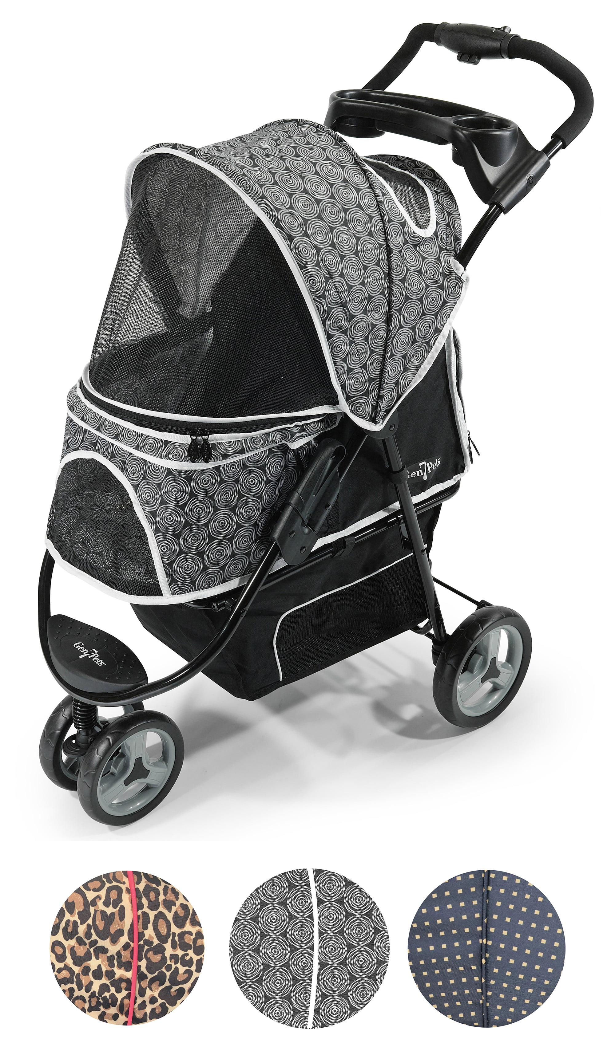 Promenade Pet Stroller, Black Onyx - Radiant Selections