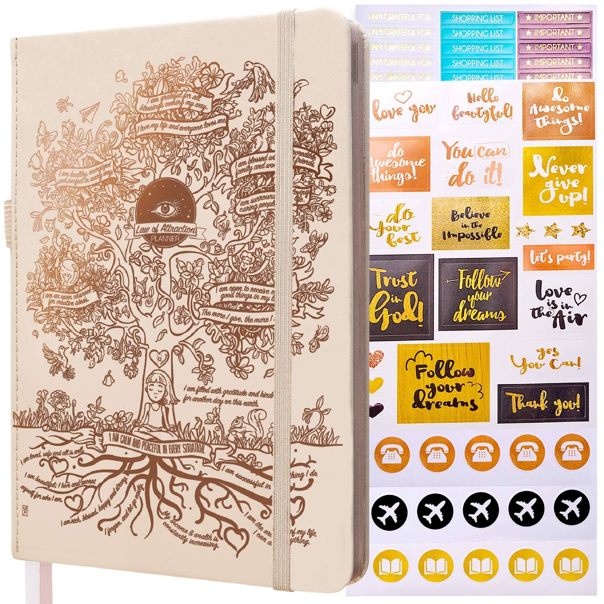 Law of Attraction Planner Life Planner - Undated Deluxe Weekly u0026 Monthly Life Planner to Achieve Your Goals. A 12 Month Jour - Avayadevconnect