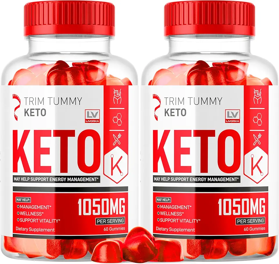 (2 Pack) Trim Tummy Keto ACV Weight Loss Gummies, Trim Tummy Keto ACV Gummies 1050MG, Trim Tummy Keto, Trim Tummy Keto Extreme ACV Gummies