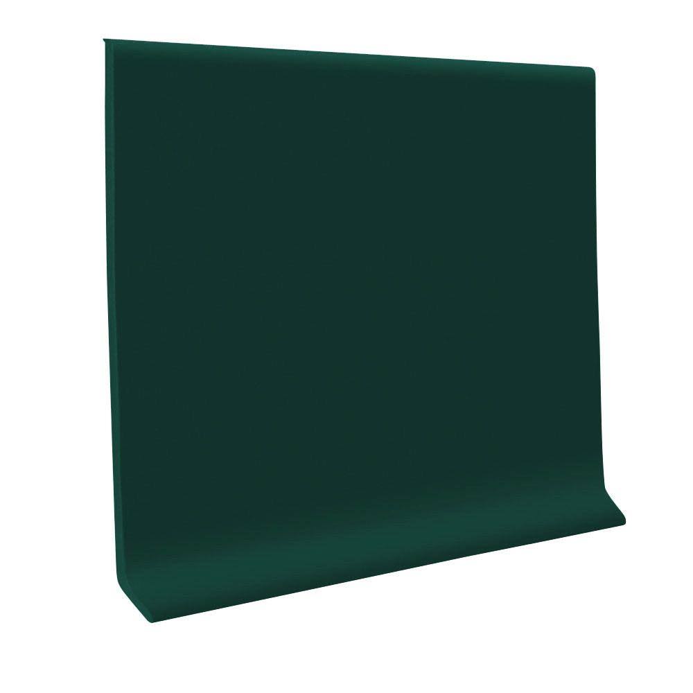 Roppe Holding Company 700 Series Forest Green 4 in. x 48 in. x 1/8 in. Thermoplastic Rubber Wall Cove Base (30-Pieces)