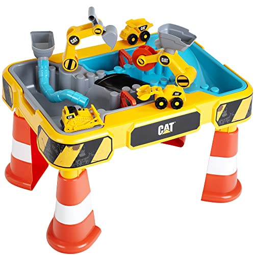 Klein CAT: Sand and Water Play Table, Kids Pretend Play, Construction Toys, Ages 18 Months+