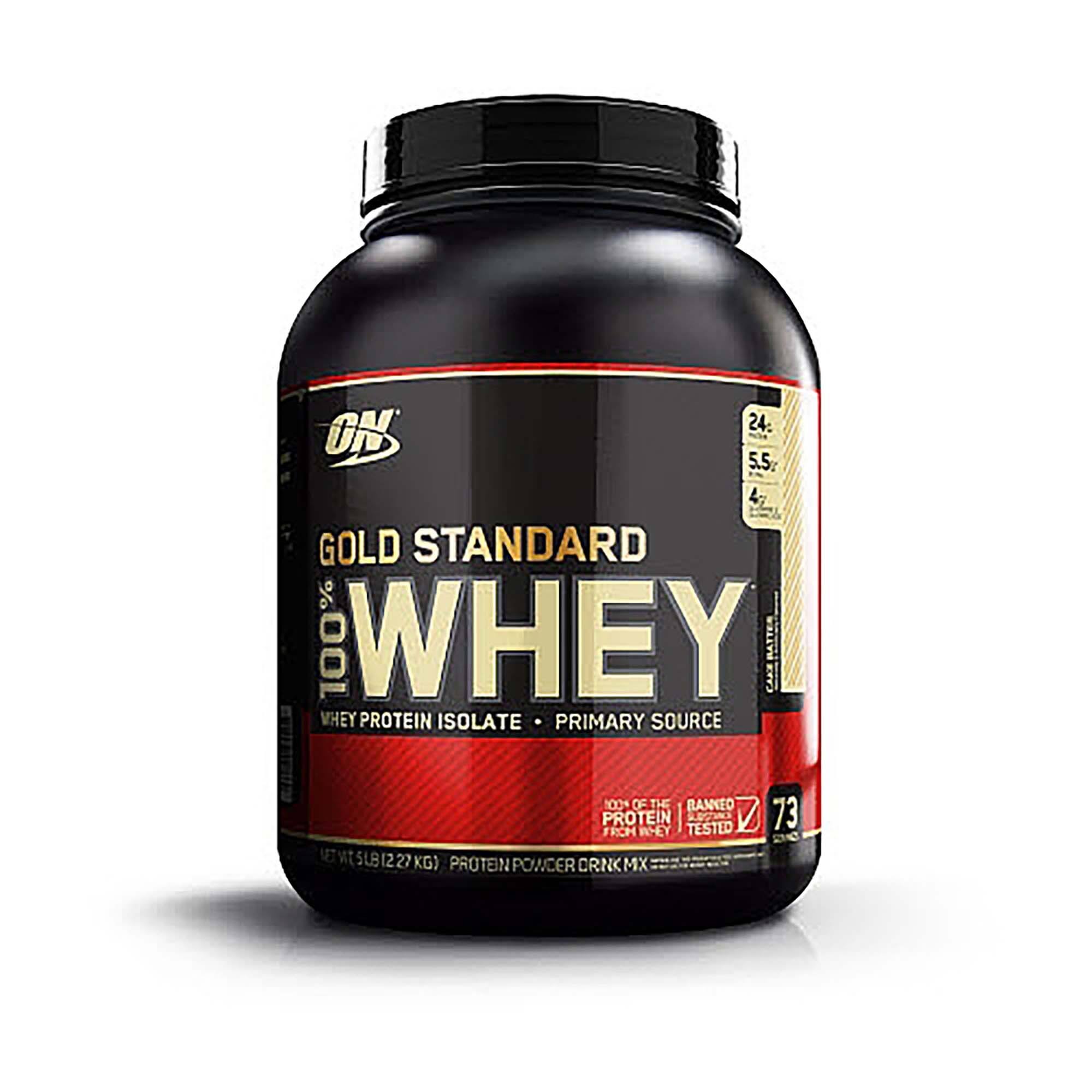 Optimum Nutrition Gold Standard 100% Whey Cake Batter - 5 lb jar
