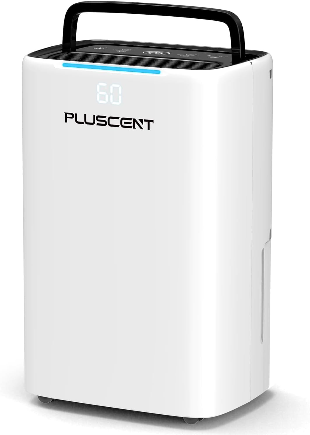 4500 Sq. Ft Dehumidifiers for Home, PLUSCENT 52 pint Quite and Powerful Dehumidifier for Basements Large Room Bedroom with Drain Hose