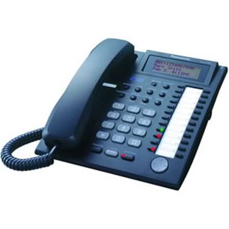 Panasonic KX-T7737-R Hybrid System Corded Telephone with Talking Caller ID